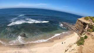 The Hidden Beach at Sunset Cliffs Natural Park in San Diego California