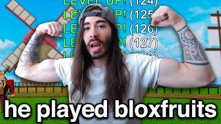 I Helped MoistCr1TiKaL Play Blox Fruits