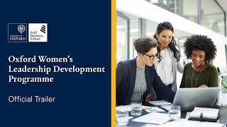 Oxford Women's Leadership Development Programme | Trailer