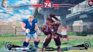 SSFIV ENDLESS BATTLE MATCH JR RODRIGUEZ ( AKUMA ) VS OnlineTony213 ( ABEL ) ON XBOX 360 GAME 8