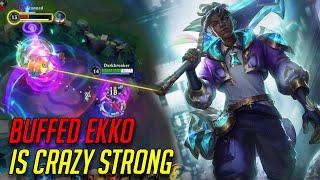 WILD RIFT BUFFED EKKO IS INSANE IN THE JUNGLE