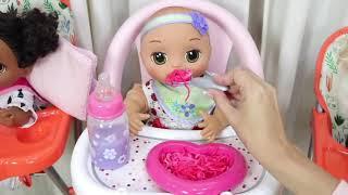 BABY ALIVE NINA E SUAS AMIGUINHAS MOSTRANDO A ROTINA DAS BEBÊS BABY ALIVE