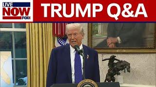 FULL: President Trump takes questions in Oval Office | LiveNOW from FOX
