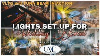 LIGHTS SET UP FOR WEDDING EVENT at Bani-Hidden Paradise Using VLTG and TUNA BEAM by UMD PRO