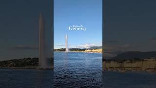 Krass! Diese Stadt hat uns sehr überrascht ️ #geneva #travelshorts #genf #switzerland