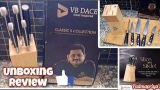 Unboxing - Honest Review - VBDace Knife set VB Dace #vbdace #knifeset #unboxing #review