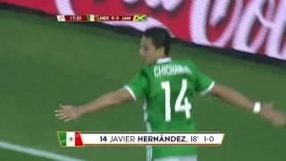 GOAL MEX, Javier Hernández @CH14_ No. 14, 18' | @miseleccionMX v @ItsTheJFF #CopaAmerica