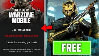 How To Claim FREE GHOST Skin + FREE Redeem Codes in WARZONE MOBILE + MW3!