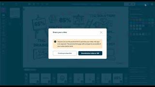 Publish and share your projects in VideoScribe for Browser