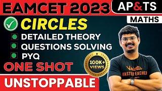 Complete CIRCLES & SYSTEM of CIRCLE In ONE SHOT | Maths EAMCET 2024/25 Exam | AP & TS | Goutham Sir