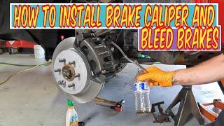 How to Install Brake Caliper Tips and Tricks Brake Bleeding Methods Scotties Hobbies