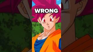 Super Saiyan God is WRONG