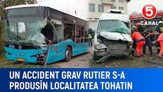 Un accident grav rutier s-a produs în localitatea Tohatin