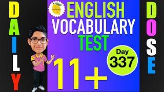 (337) English Words Test for Beginners | 11 plus english vocabulary | #Lessonade #shorts