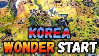 Using WAR to acquire MORE WONDERS in the Korea WONDER START!