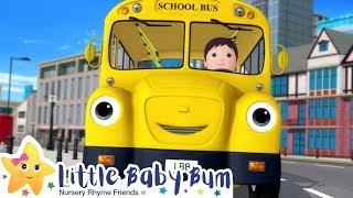 Wheels On The Bus V17 | +30 Minutes of Nursery Rhymes | Moonbug TV | #vehiclessongs