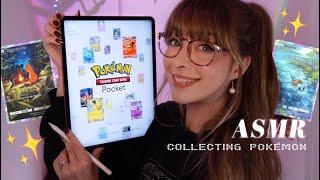 ASMR  Pokémon TCG Pocket! New Cards and Relaxing Taps!  Whispered Card Opening For Sleep 