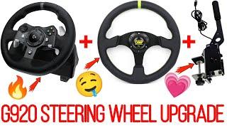 Logitech G920 | G29 | Steering Wheel Ugrade + Handbrake = Love  | Sim | Mod