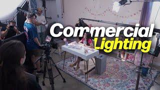 How to High Key Lighting a Commercial | Aputure 600d