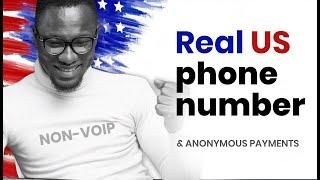 Anonymous Credit Card & real US Phone number in 2025 - Non VOIP