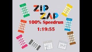 Zip Zap 100% Speedrun in 1:19:55