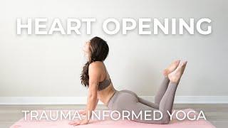 Trauma-Informed Heart-Opening Yin Yoga | 16 Minutes of Deep, Restorative Release