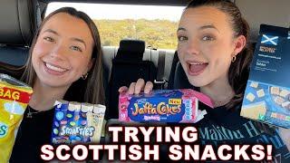 Trying Scottish Snacks | Car Rides - Merrell Twins