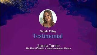 Sarah Tilley hit a million dollars - testimonial for Joanna Turner