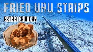 Extra Crunchy Fried Uhu Strips | How To | Dive And Dine #uhu_recipe