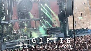 Rammstein LIVE Giftig- Olympiastadion, München, Germany 07.06.2023