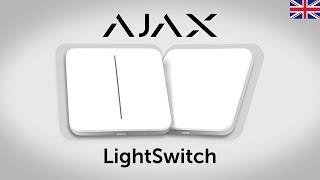 Ajax LightSwitch | Smart Light Switch with Jeweller Wireless Technology