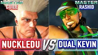 SF6  NUCKLEDU (Guile) vs DUAL KEVIN (Rashid)  Street Fighter 6 High Level Gameplay