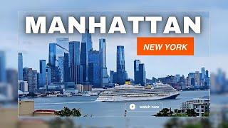 Discover Manhattan's Skyline from Hoboken | A 4K Journey from Hoboken