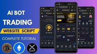 Make AI Auto Trading Website With Admin Panel || AI Trading Website Free php Script