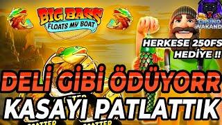 SLOT OYUNLARI  BİG BASS FLOATS MY BOAT SLOT | YENİ BALIKÇI KASAYI ACAYİP KATLIYOR | SİZDEN GELENLER