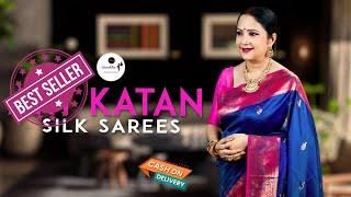 Katan Silk Sarees | Only at Rs.1250/- | COD Available | Wedding Collection