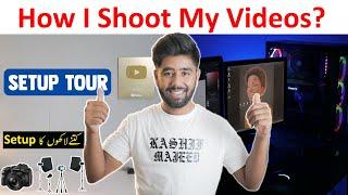 How I Shoot My YouTube Videos  | Setup Tour | Kashif Majeed