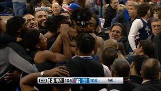 Nic Claxton INSANE GAME WINNER BUZZER BEATER vs 76ers over Paul George