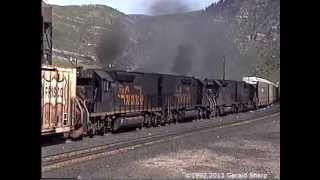 Run 8! Roaring EMDs On Tennessee Pass, Colorado - 1992