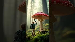 AI-Generated: Tiny Explorer and the Giant Mushroom Adventure