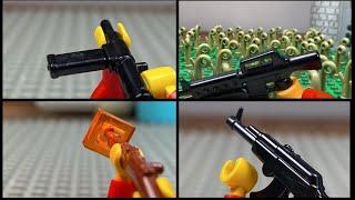 Lego first person stop motion weapons tests Part 6