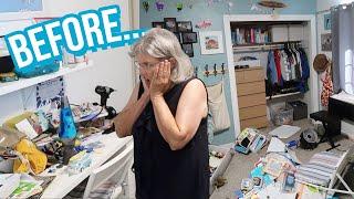 HUGE Bedroom Makeover: Declutter and Organize