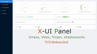 How to install X-UI panel - Vmess+Vless+Trojan+Shadowsocks/TCP+WS+QUIC+GRPC+kcp+http/V2ray/Xray