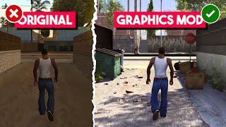  GTA San Andreas Realistic Graphics Mod (2024) For Low End PC 