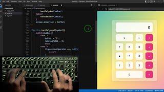 ASMR Programming - Calculator App Coding - No Talking