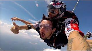 Salvador Briggman Goes Sky Diving