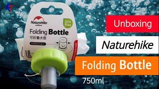 Unboxing Naturehike Folding Bottle 750ml |Botol lipat ringan.