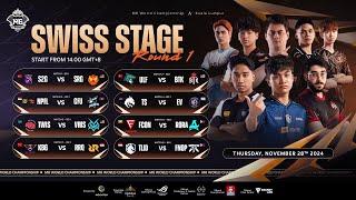 LIVE | MLBB M6 World Championship | Swiss Stage Day 1