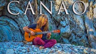 RELAXING EARTH MUSIC - 3 hours Acoustic Guitar Under the Big Rock - CANAO Music