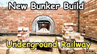 Building the walls in new Bunker Tunnel Dave